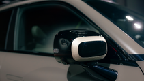 Exterior shot of a close up of the wing mirrors of Smart #5 Summit Edition trim SUV