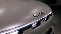 Exterior shot of a close up of the bonnet of Smart #5 Summit Edition trim SUV