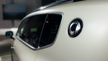 Exterior shot, close up of badge on rear panel on Smart #5 Premium trim SUV