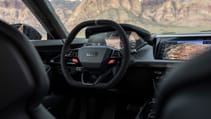 Audi e-tron GT performance steering wheel