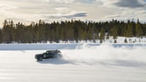 Range Rover electric drifting