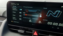Hyundai Ioniq 5 N interior infotainment screen