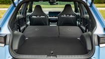 Hyundai Ioniq 5 N interior boot with rear seats folded down