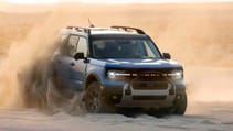 Ford Bronco Sport exterior front dynamic desert
