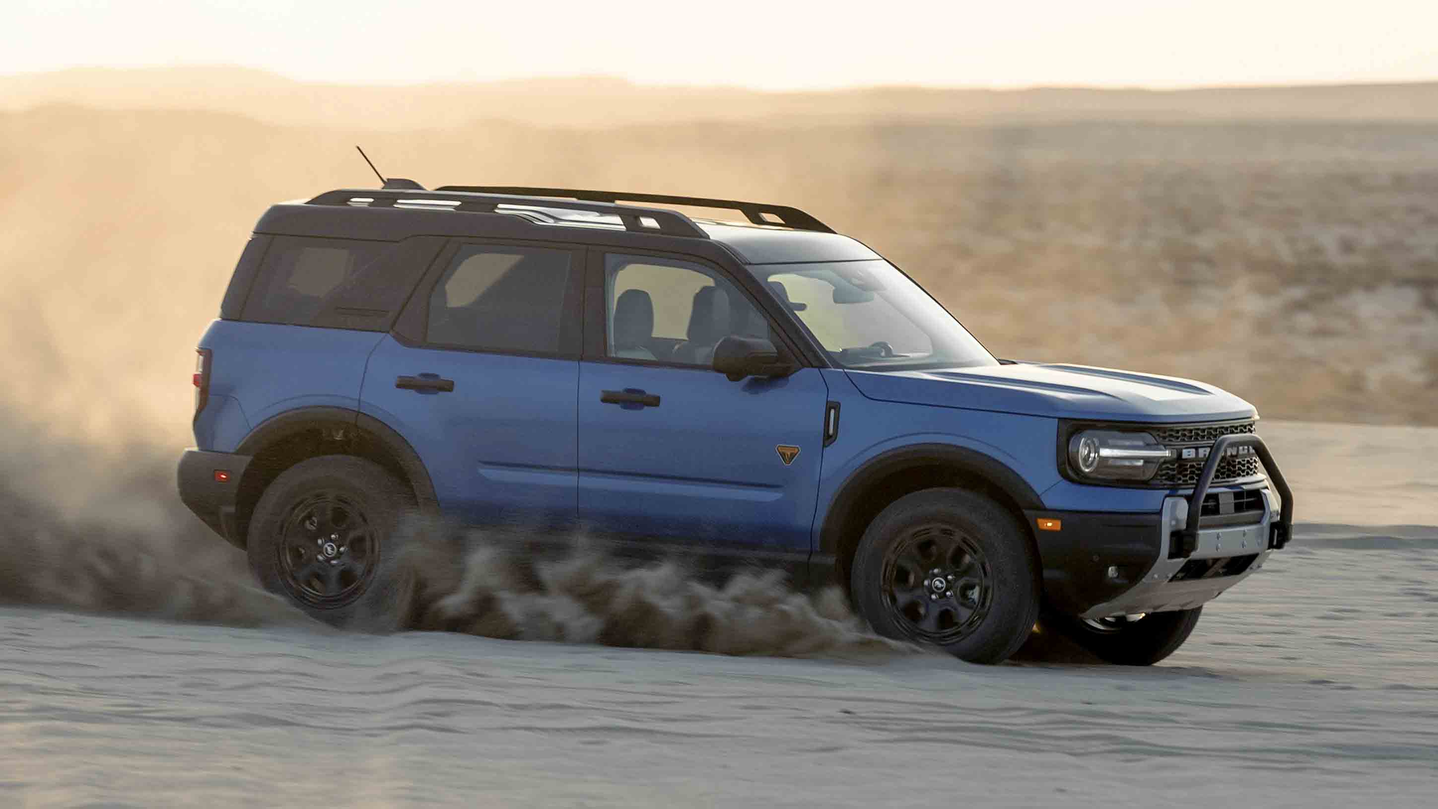 Ford Bronco Sport exterior side dynamic desert