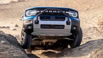 Ford Bronco Sport exterior front dynamic desert