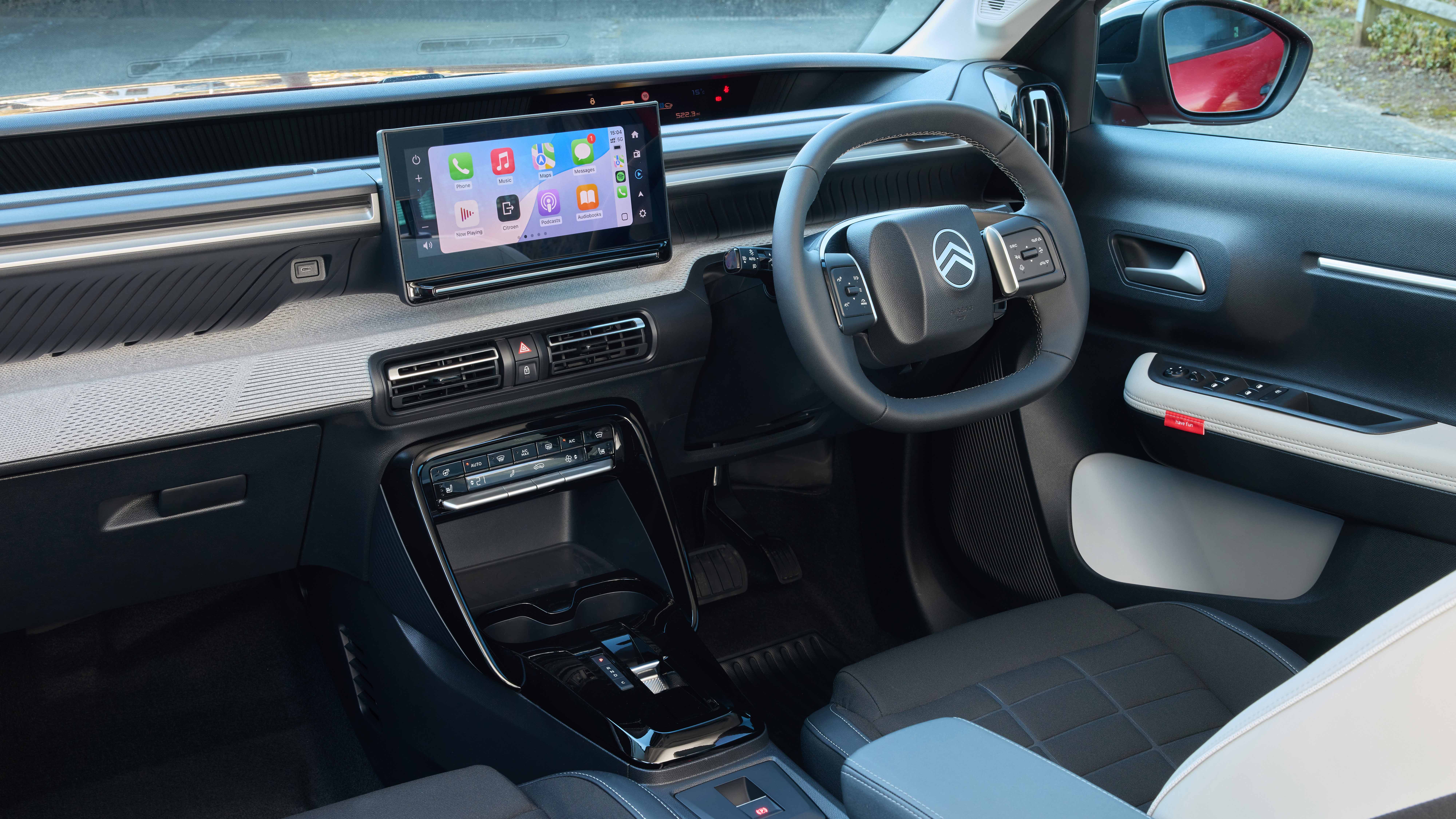 Citroen e-C3 interior front dashboard