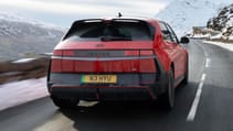 Hyundai Ioniq 5 N exterior rear three quarter dynamic