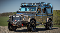 An exterior shot of a version of a Helderburg Land Rover Defender