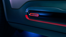 Close up shot of Smart #5 Brabus, badge
