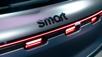 Close up shot of Smart #5 Brabus, boot