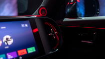 Close up interior shot of Smart #5 Brabus, vents