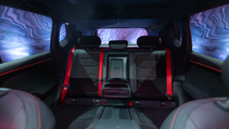 Interior shot of Smart #5 Brabus rear seats