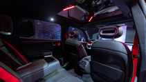 Interior shot of Smart #5 Brabus pano roof