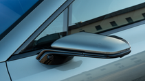 Close-up shot of Denza Z9 GT, wing cameras