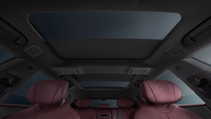 Interior shot of Denza Z9 GT, pano roof