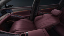 Interior shot of Denza Z9 GT, drivers seat fully reclined