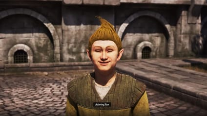 Oblivion adoring fan