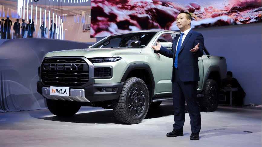 Chery is going after the Toyota Hilux with its new ‘Himla’ pickup ...