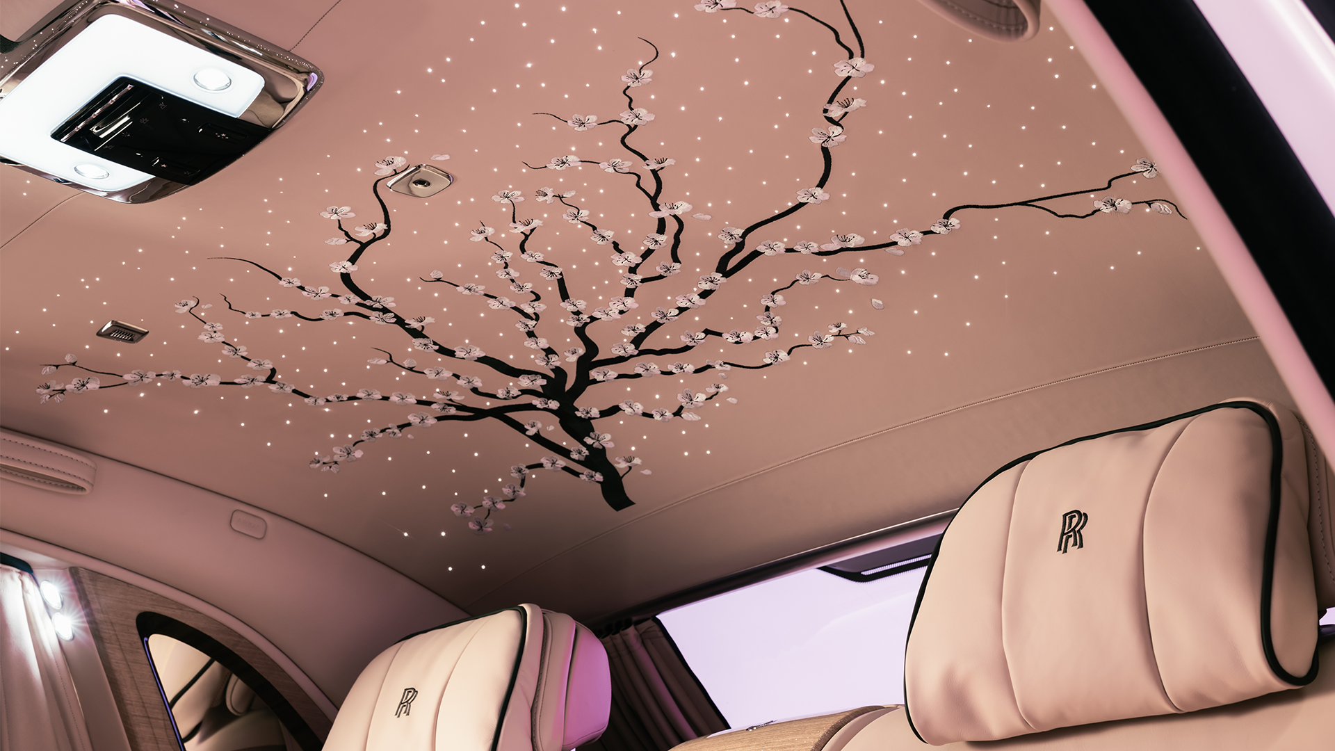 Rolls-Royce Phantom Cherry Blossom starlight headliner