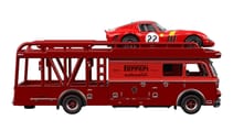 Hot Wheels Ferrari 250 GTO and Fiat 642 RN2 Bartoletti Transporter