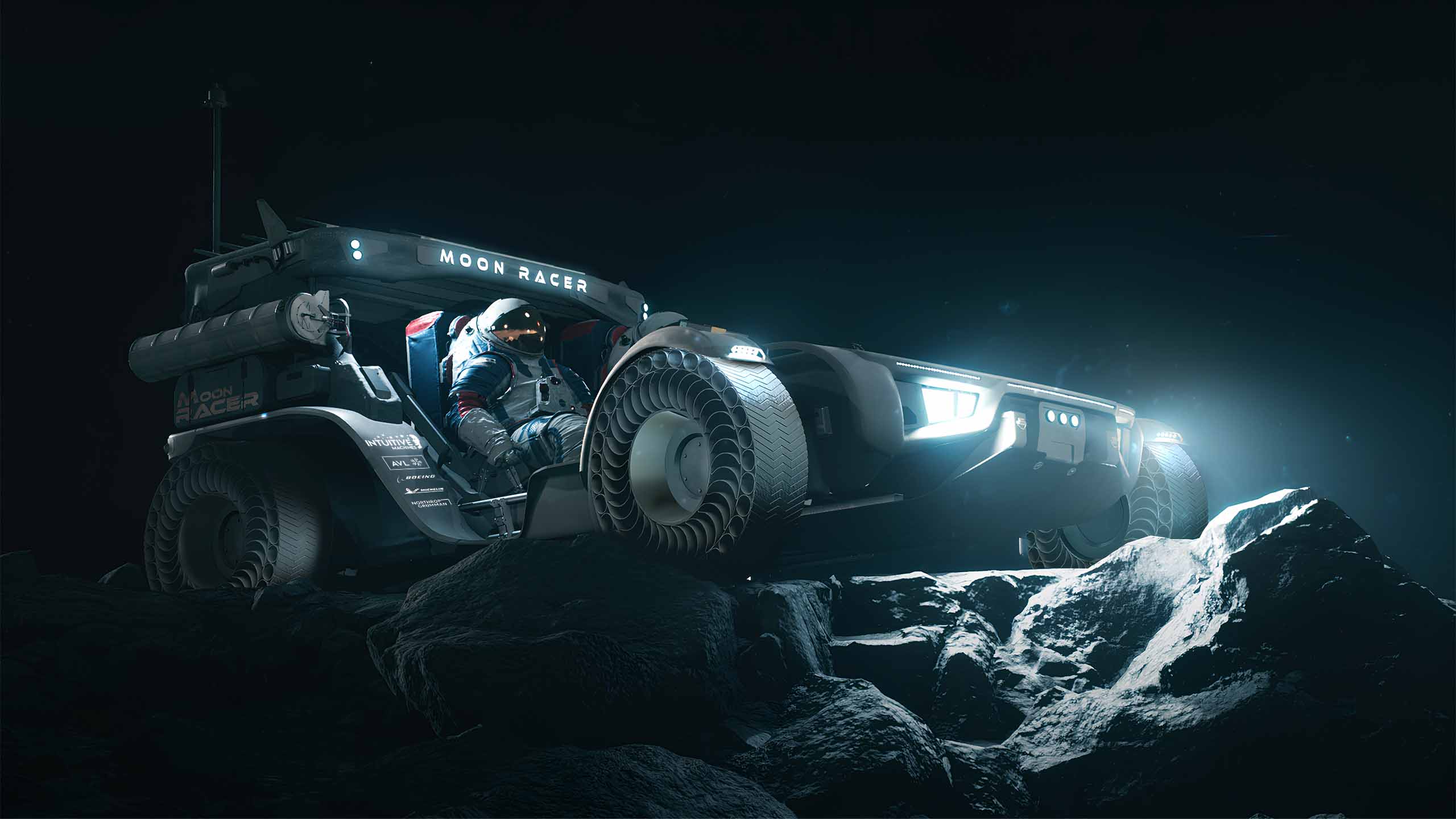Michelin Lunar Rover airless tyre