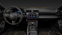 Interior dash-wide shot in Toyota GR86 Yuzu Edition