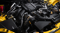 Close up engine bay shot of Toyota GR86 Yuzu Edition
