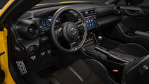 Interior cockpit shot of Toyota GR86 Yuzu Edition