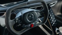 Lotus Evija steering wheel