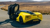 Lotus Evija rear door open
