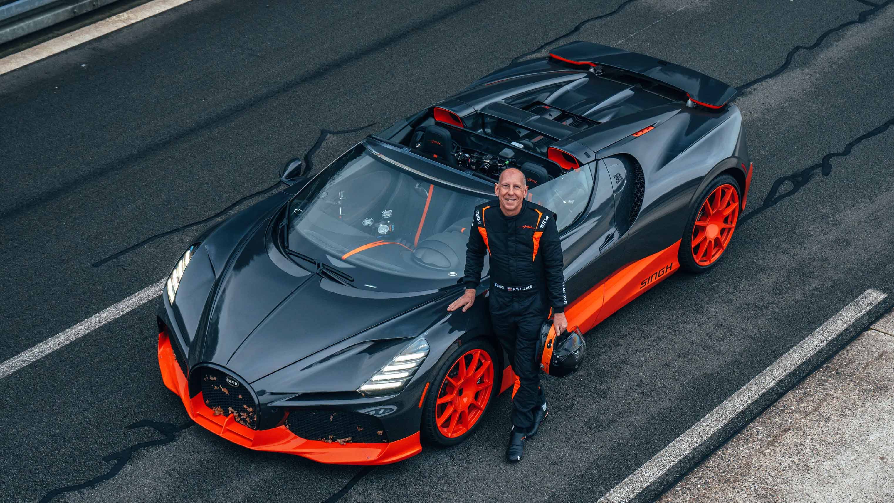 Bugatti Mistral World Record Edition, Andy Wallace