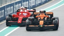 Lego F1 Miami Grand Prix parade Lego McLaren Ferrari
