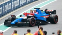 Lego F1 Miami Grand Prix parade Racing Bulls