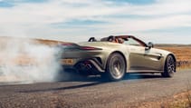 Aston Martin Vantage Roadster exterior rear three quarter dynamic