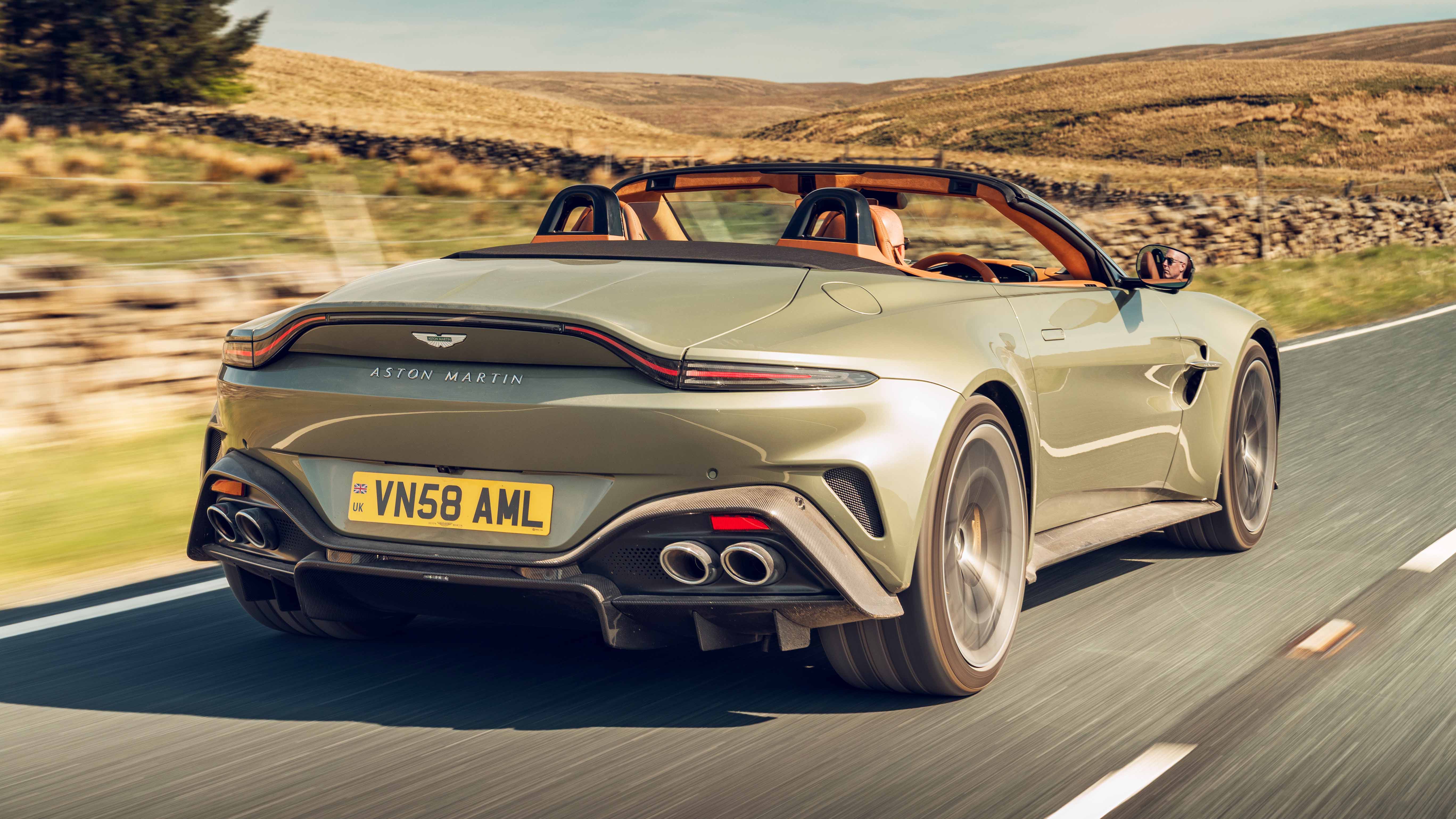 Aston Martin Vantage Roadster exterior rear three quarter dynamic