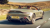 Aston Martin Vantage Roadster exterior rear three quarter dynamic