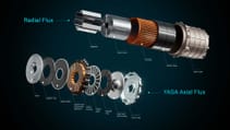 Axial-flux motor vs radial-flux motor