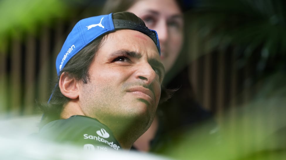 Carlos Sainz FIA swearing