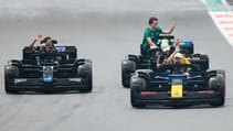Lego F1 Miami Grand Prix parade Lego Red Bull