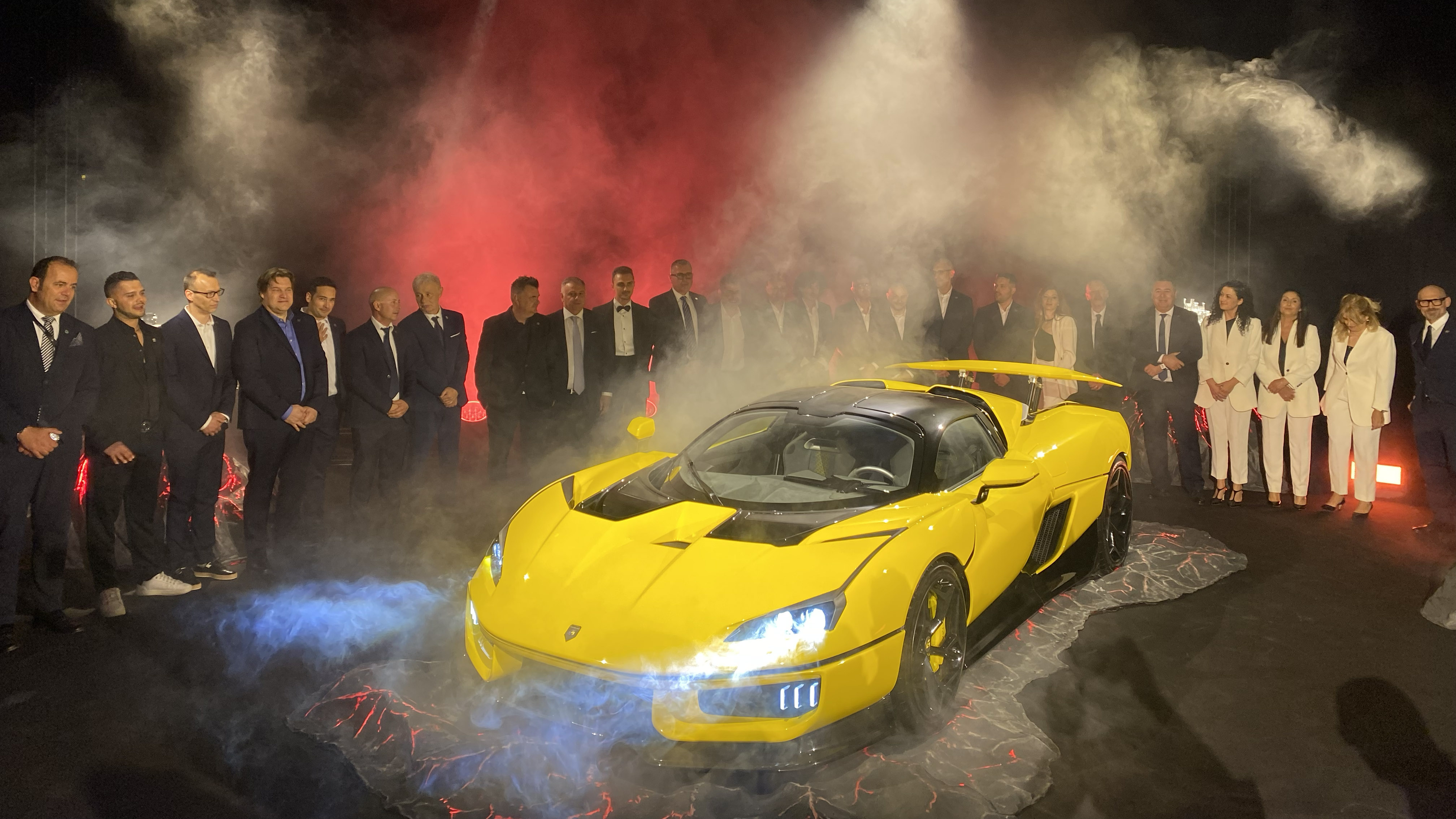 Giamaro Automobili Katla Top Gear launch event