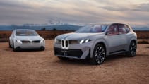 BMW iX3 prototype exterior front three quarter static, BMW Vision Neue Klasse concept car front static