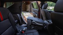 Chevrolet Traverse back seat folded down