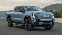 GMC Sierra EV exterior front three quarter static
