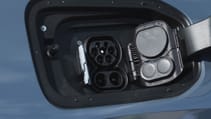 BMW iX charging port