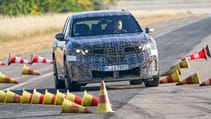BMW iX3 prototype exterior front dynamic