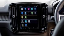 Volvo XC40 interior infotainment screen