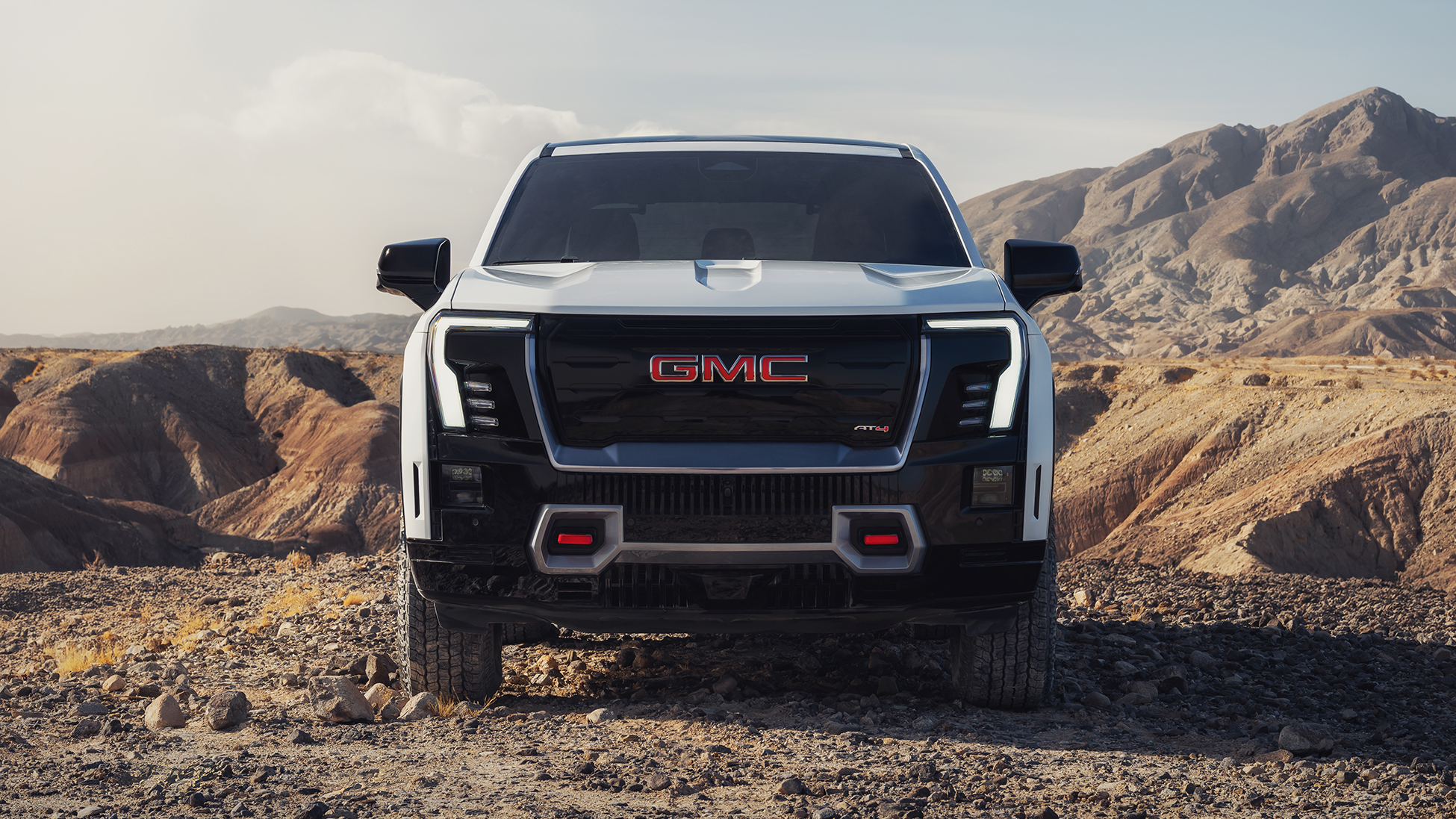 GMC Sierra EV exterior front static