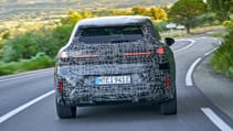 BMW iX3 prototype exterior rear dynamic