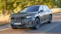 BMW iX3 prototype exterior front three quarter dynamic